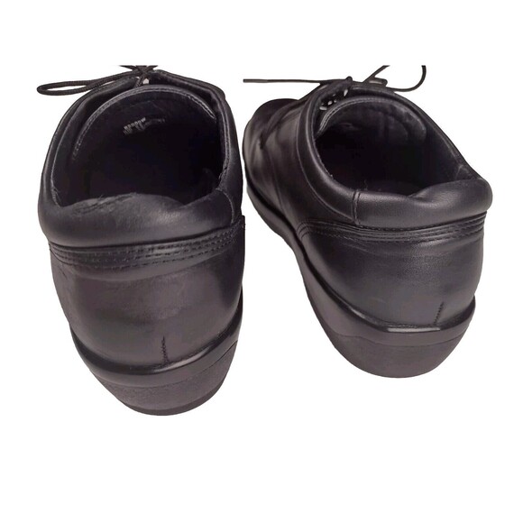 APEX B2000W Womens Black Leather Ambulator Shoes Size 6.5 W Comfort Diabetic - Picture 6 of 9